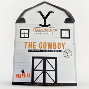 NWT Yellowstone Collection The Cowboy Beard Gift Set